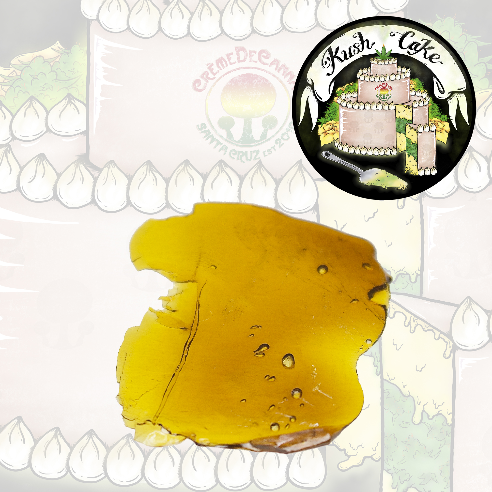 CREME DE CANNA EXTRACT - KUSH CAKE SHATTER 1G
