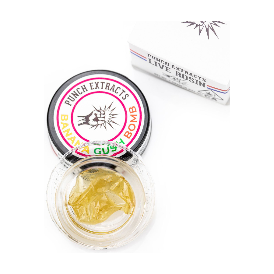 Punch (T4) Rosin Extract - Banana Gush Bomb 1g