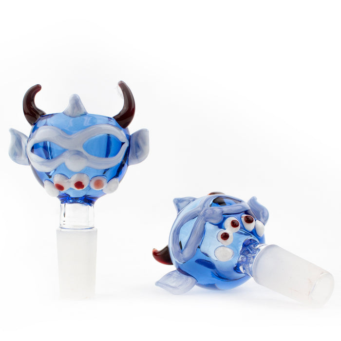 SMOKETOKES - DEMON FACE 14MM BOWL PIECE