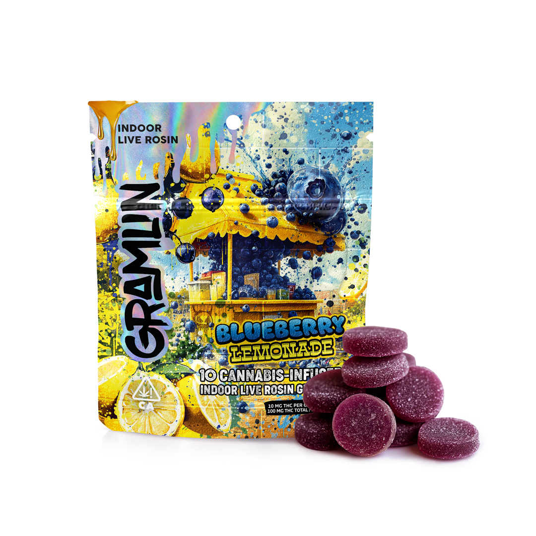 GRAMLIN - Blueberry Lemon | 10ct – Premium Cannabis Product at