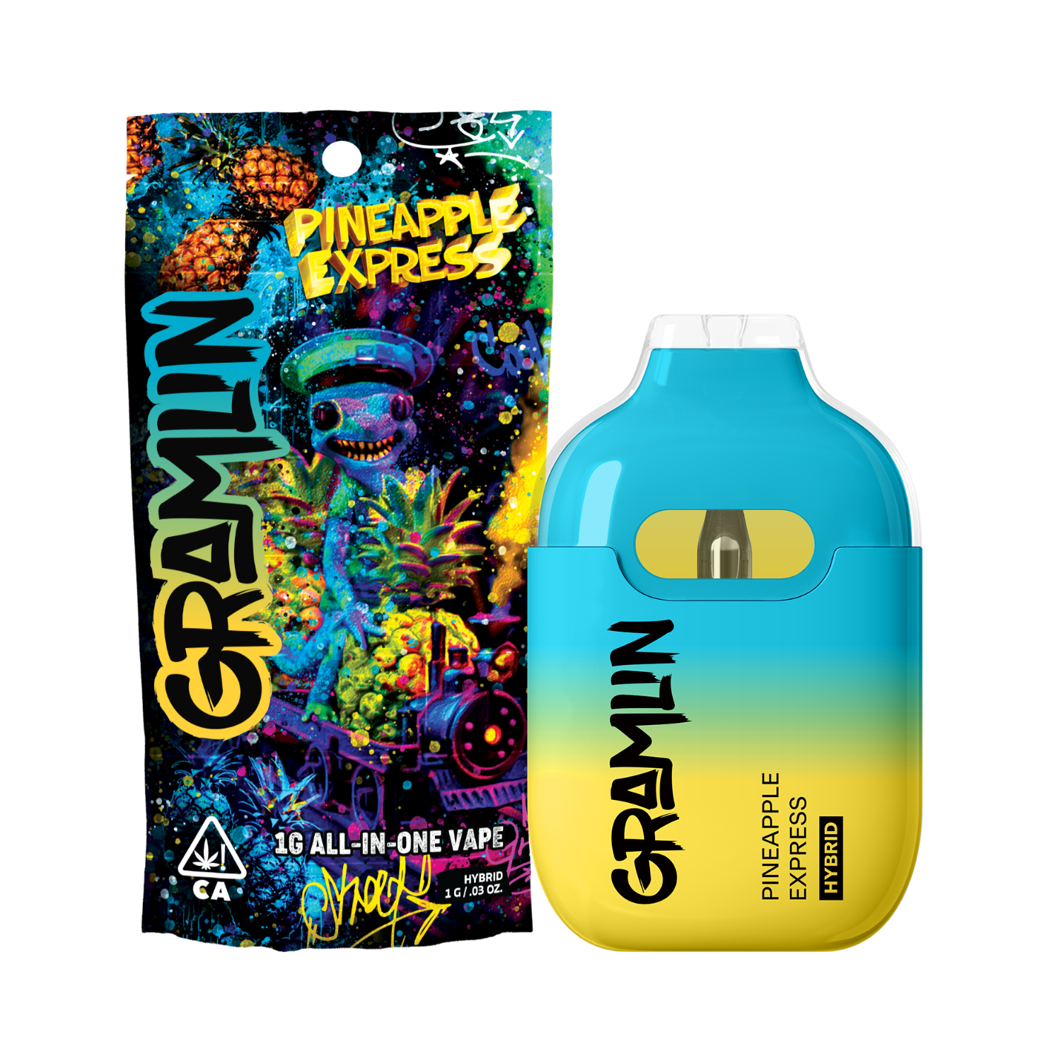 CRDP×DGNリキッド 1ml Pineapple Express 1000mg-thcp-d8-hhc-vape-cart-