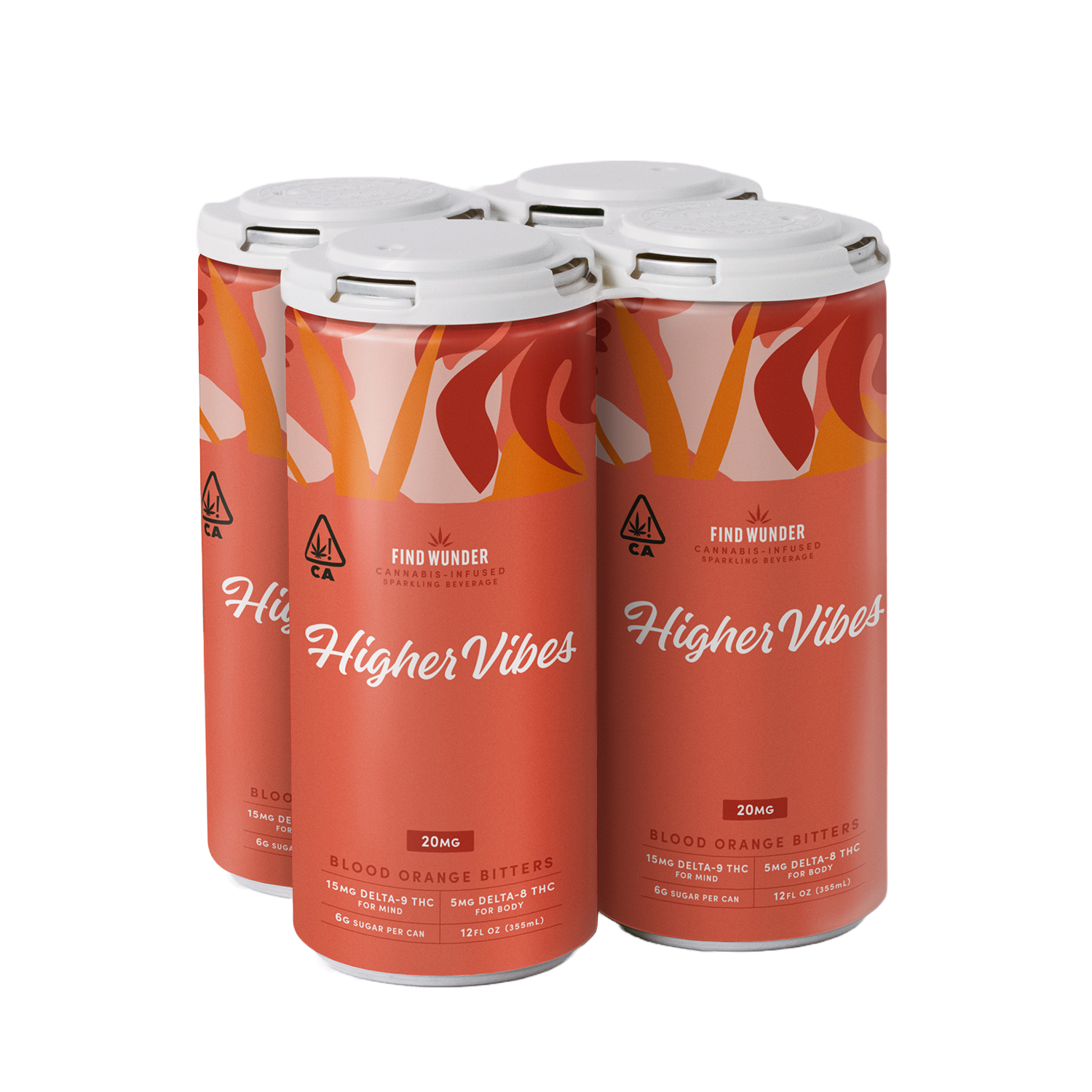 BLOOD ORANGE BITTERS - HIGHER VIBES 4 PACK
