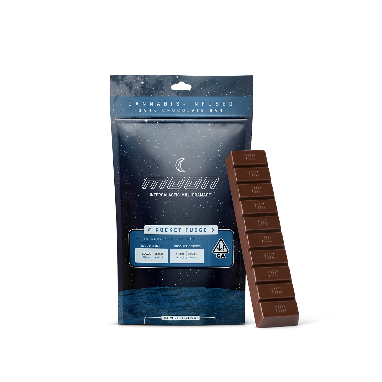 ROCKET FUDGE 100MG CHOCOLATE BAR