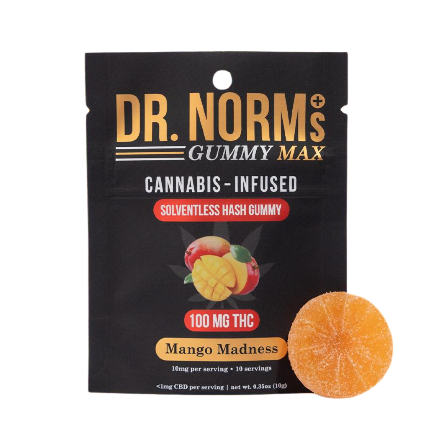 DR. NORM'S - MANGO MADNESS GUMMY – Premium Cannabis Product at