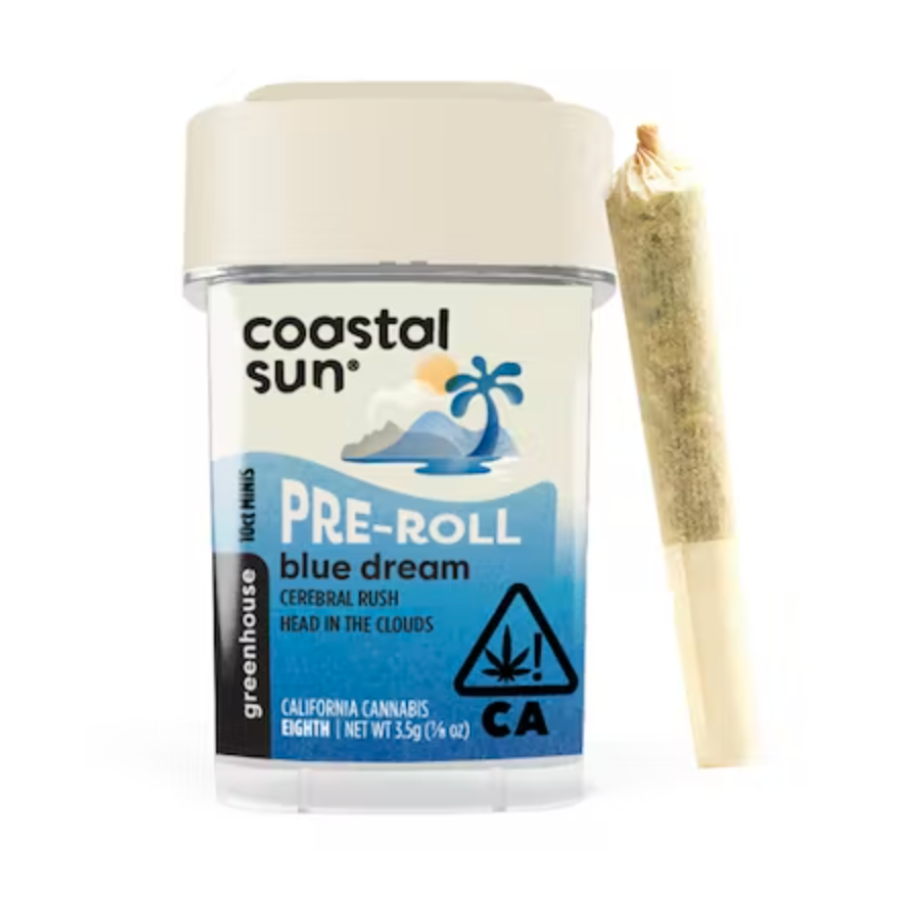 Coastal Sun Preroll - Blue Dream 3.5g (10ct)