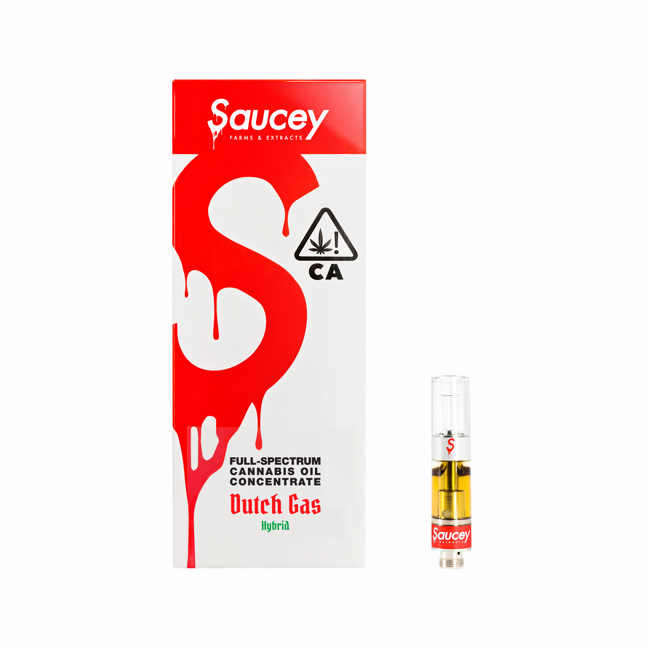 Saucey Vape Cartridge - Dutch Gas (Gram | 1g)