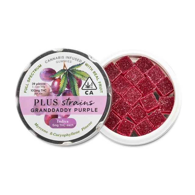 GRANDDADDY PURPLE 100MG GUMMIES