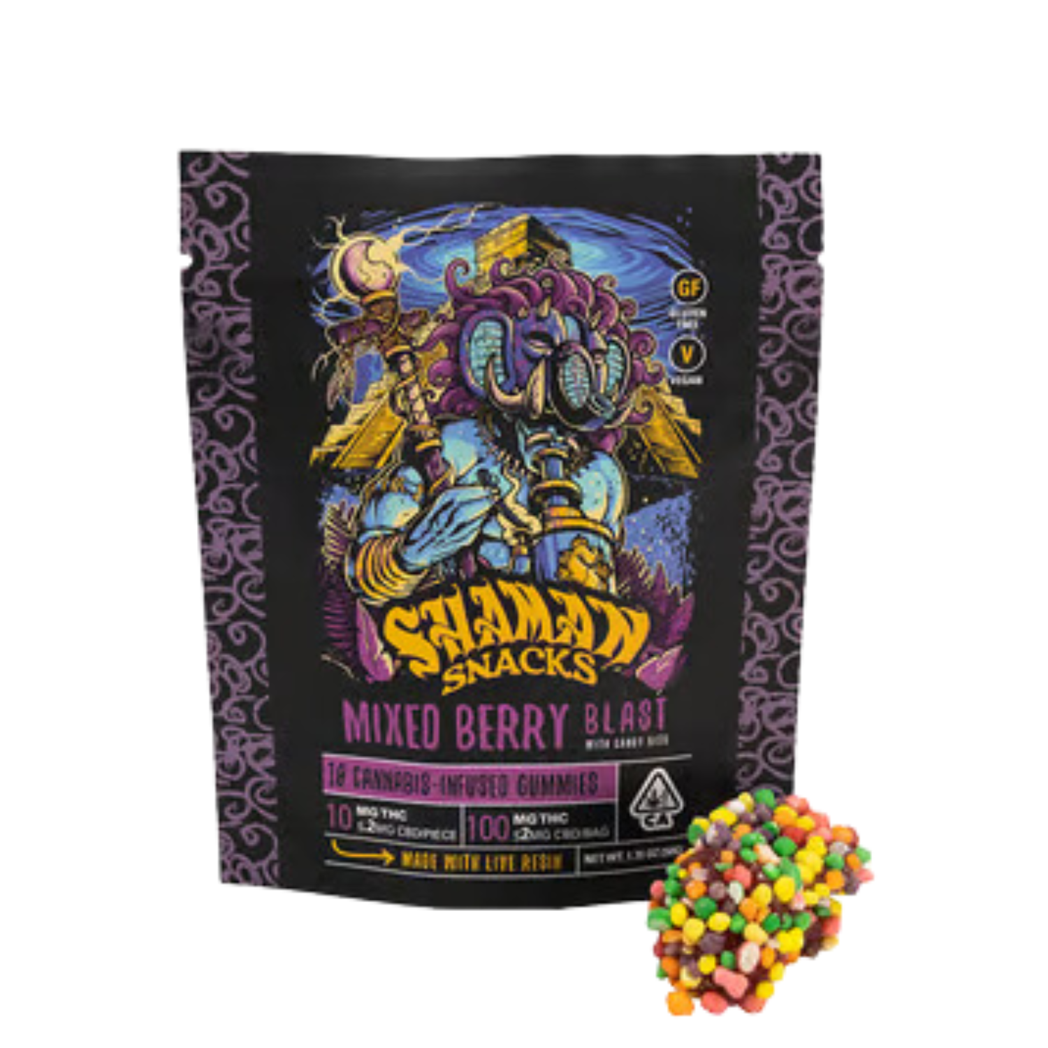 MIXED BERRY 100MG (10CT)