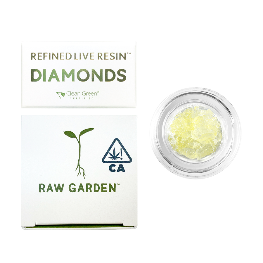 Raw Garden Live Resin Diamonds Extract - Slurmy Temple 1g