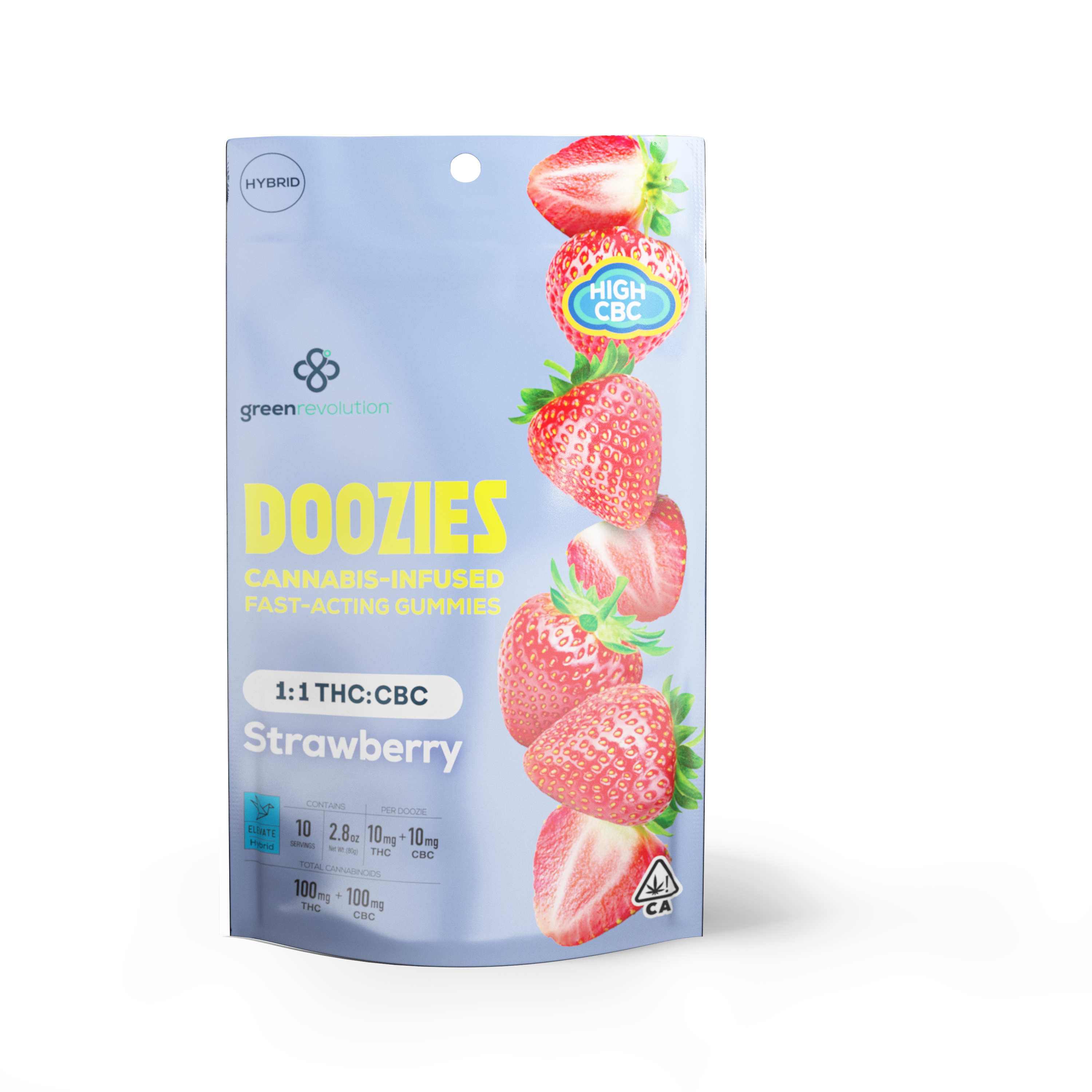 Elevate Strawberry 1:1 THC:CBC | Nano | 10ct