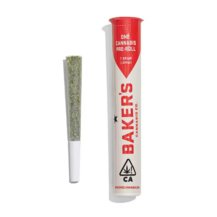 Baker's Cannabis Co. Preroll - Malibu Pure Kush