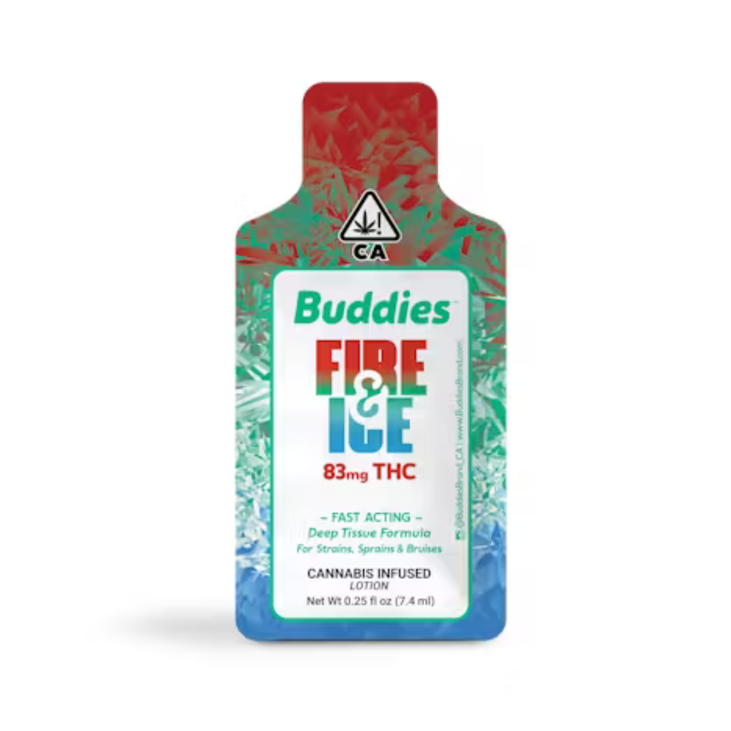 THC RICH FIRE AND ICE SINGLE USE POUCH