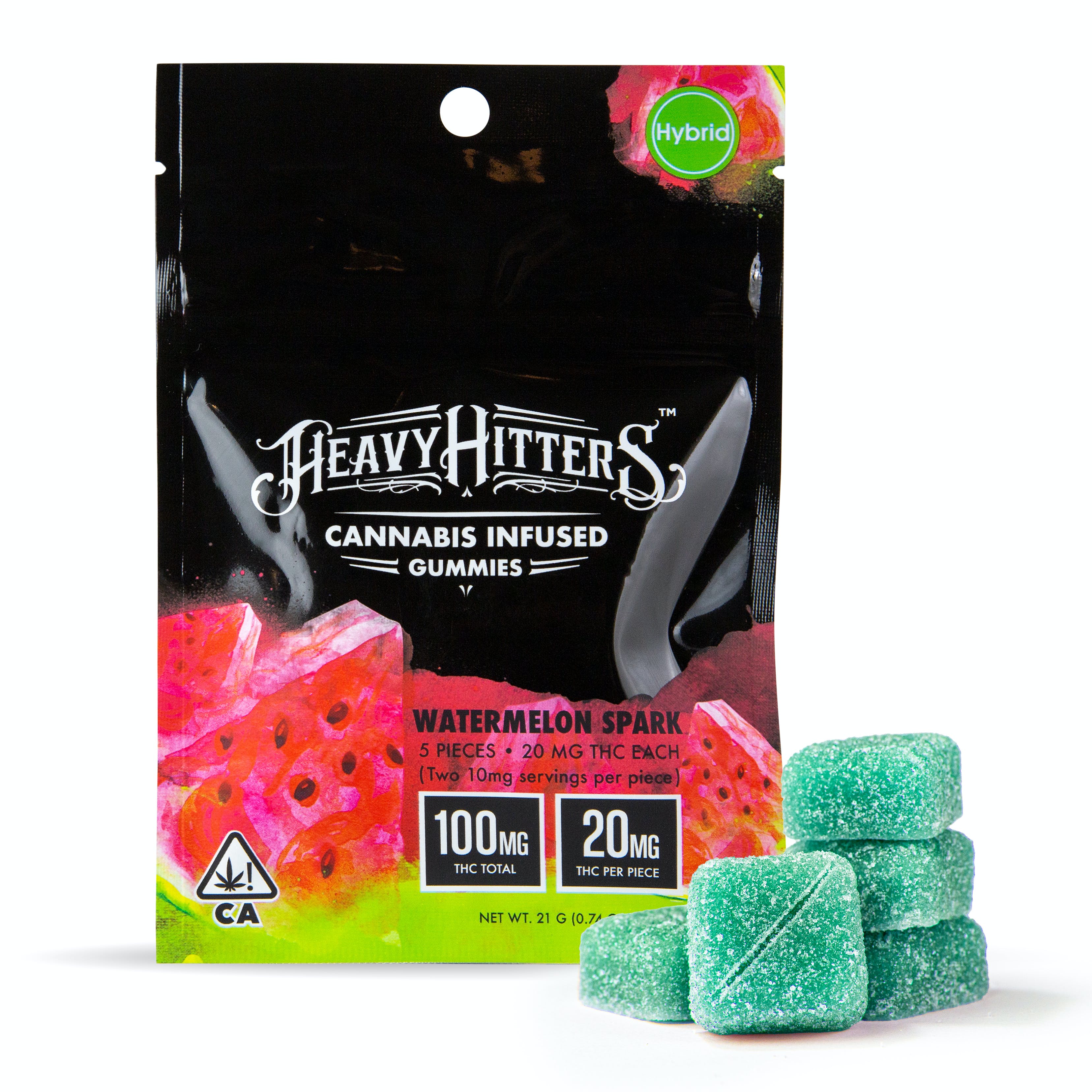 WATERMELON SPARK 100MG GUMMIES