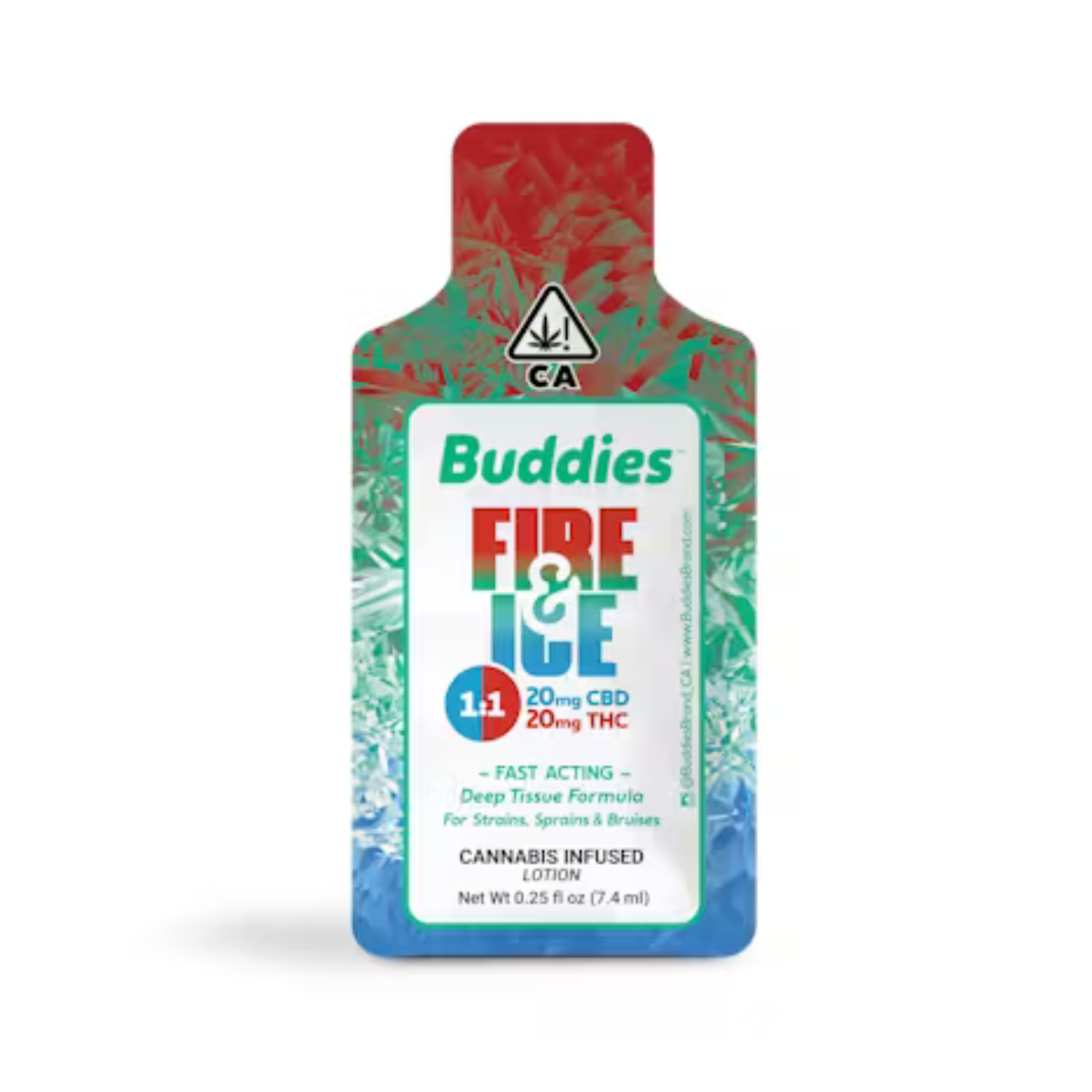 1:1 FIRE AND ICE SINGLE USE POUCH