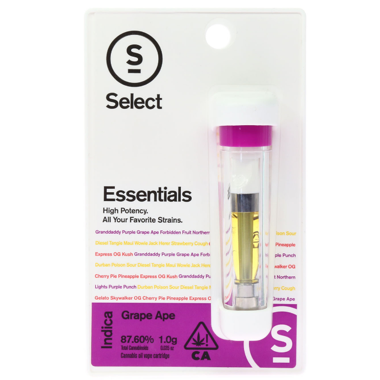 GRAPE APE 1G ESSENTIALS CARTRIDGE