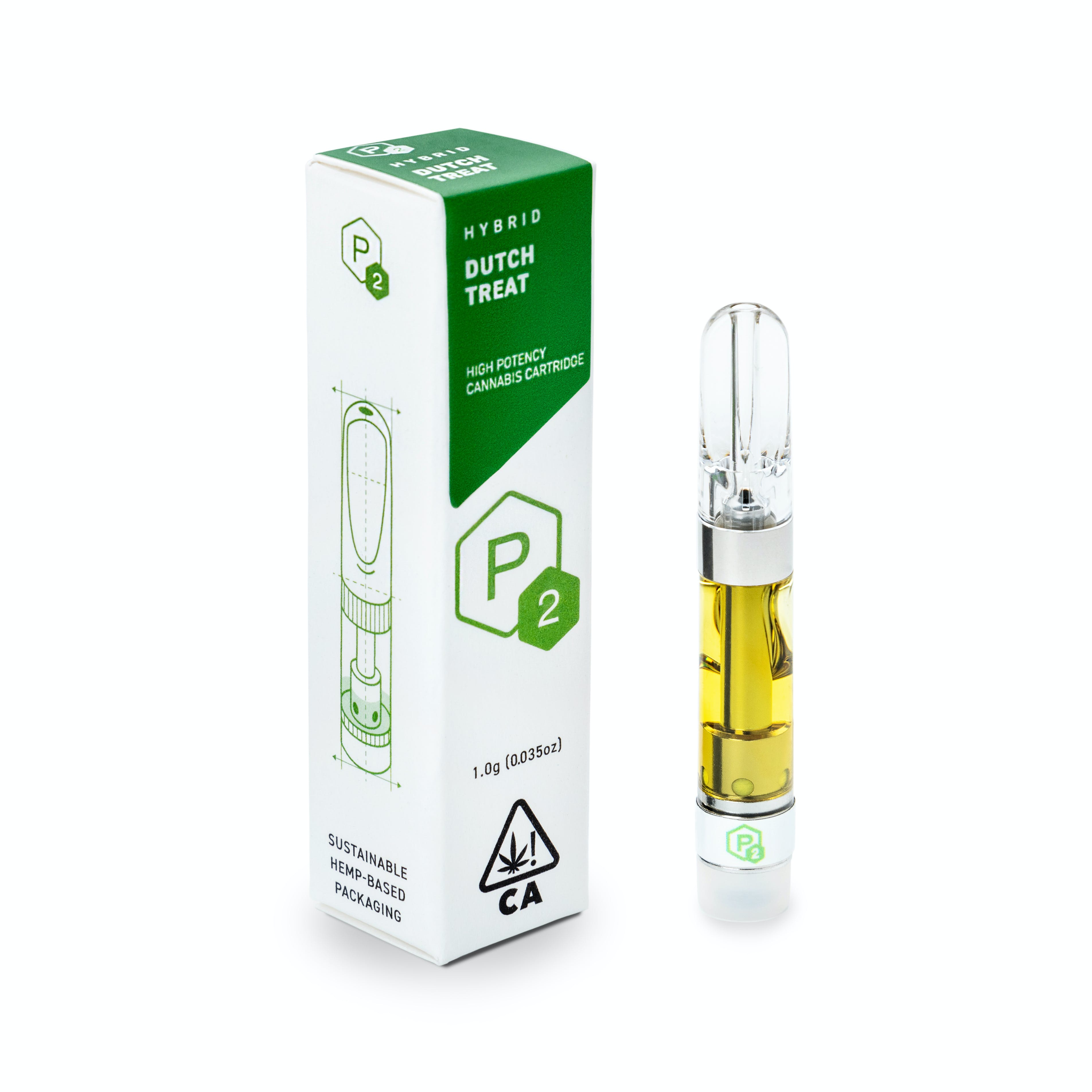 P2 Vape Cartridge - Dutch Treat 1g