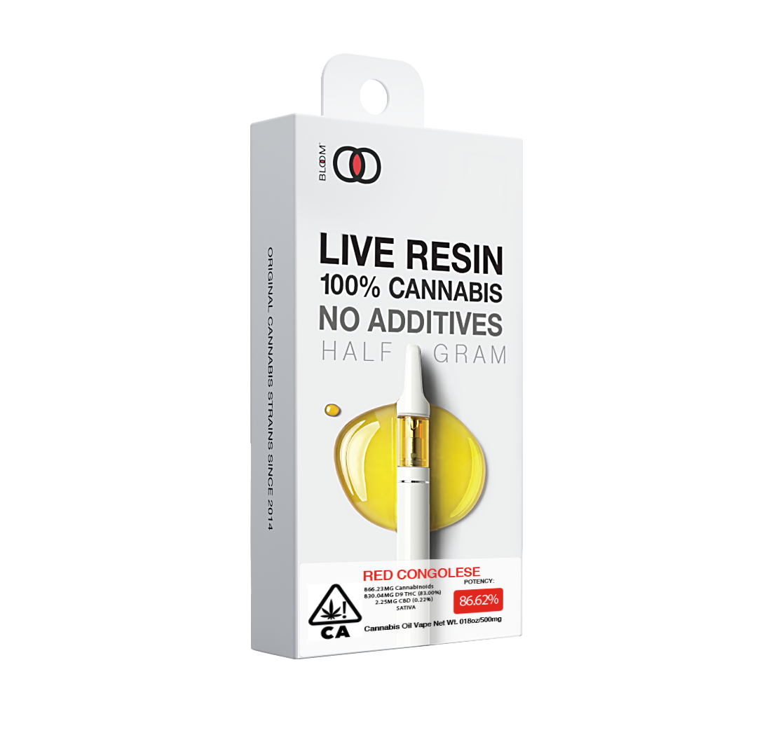RED CONGOLESE 0.5G LIVE RESIN CARTRIDGE