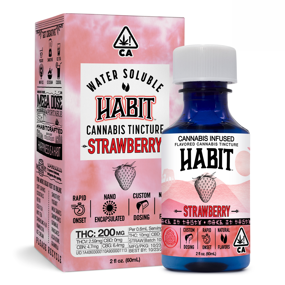 SYRUP TINCTURE (2OZ) - STRAWBERRY (200MG)