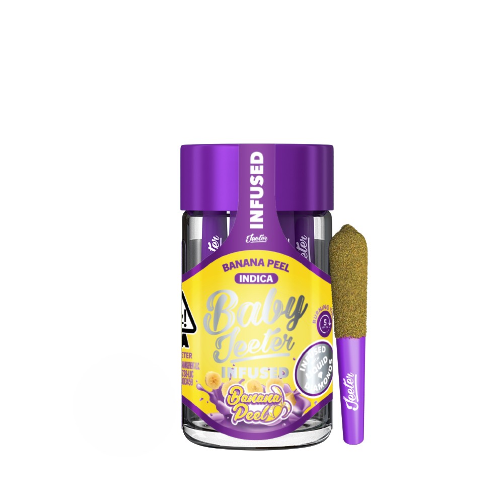 JEETER INFUSED PREROLL-BANANA PEEL - BABY JEETERS 2.5G (5CT)