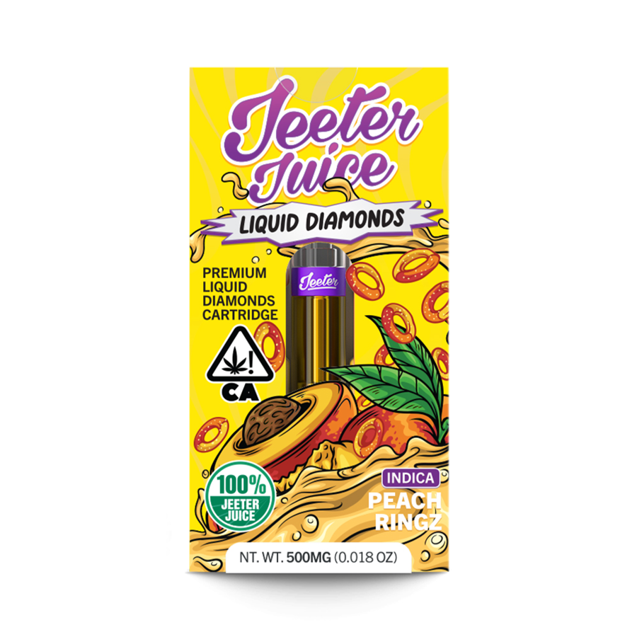 Jeeter Juice Vape Cartridge - Peach Ringz 1g