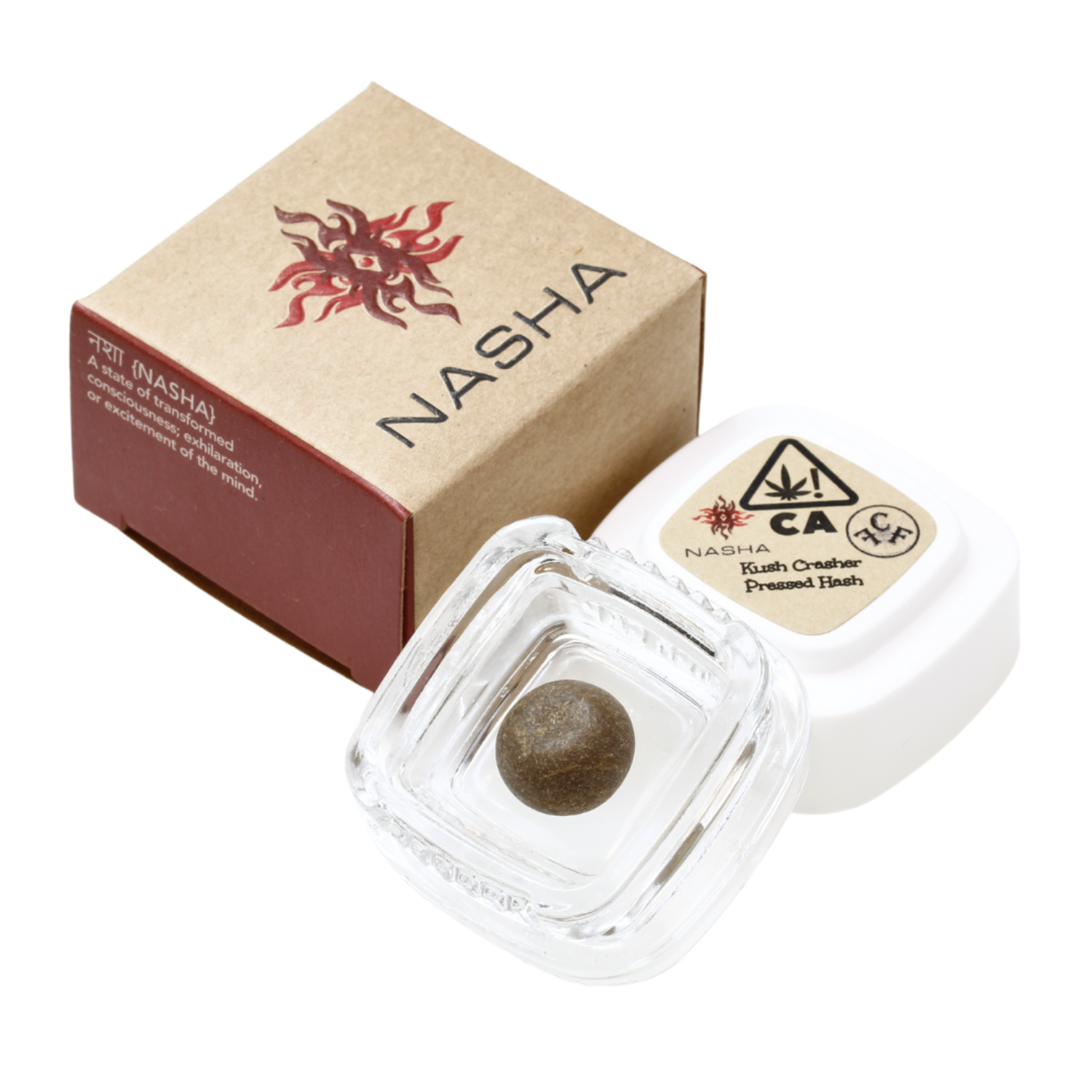 NASHA - KUSH CRASHER - RED PRESSED HASH – Premium Cannabis