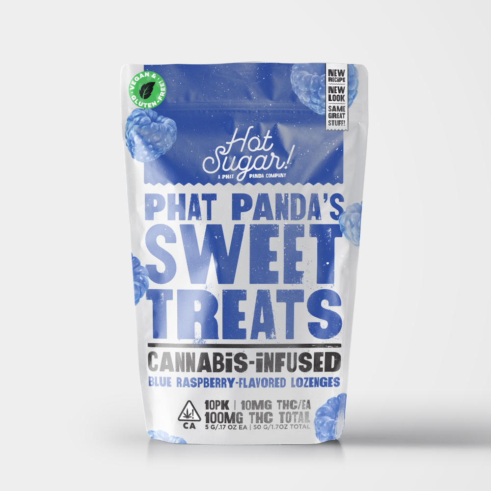 Phat Panda Lozenges - Hybrid Blue Raspberry 100mg (10ct)