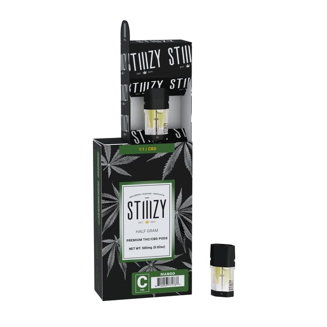 STIIIZY VAPE CARTRIDGE - 1:1 MANGO CARTRIDGE