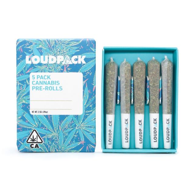 LOUDPACK PREROLL - GASOLINA 2.5G (5CT)