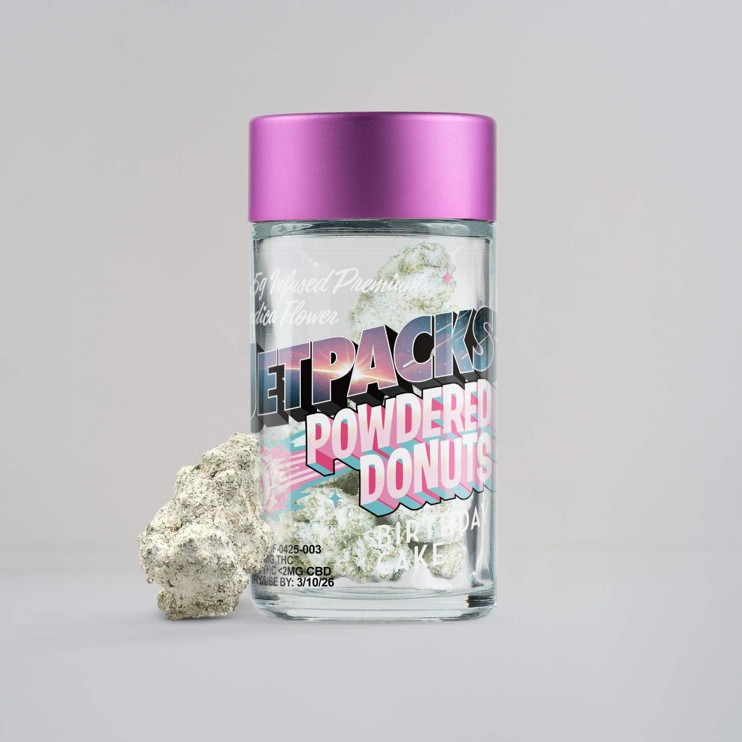 Powdered Donuts -Birthday Cake - 3.5 g
