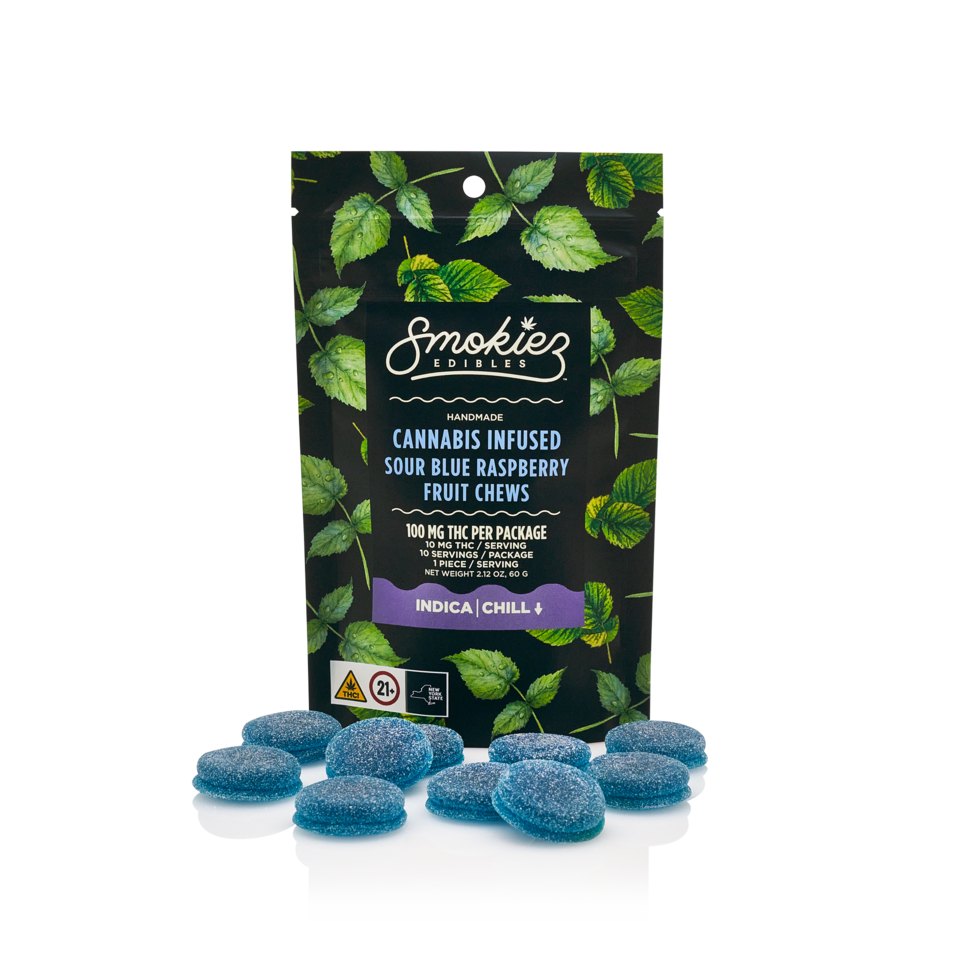 Sour Blue Raspberry - 100 mg