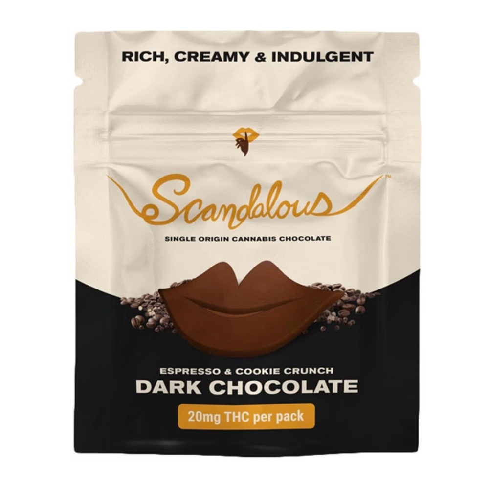 Scandalous Coffee Cookie Crunch Dark Chocolate - 21.34 mg - 2 Pack
