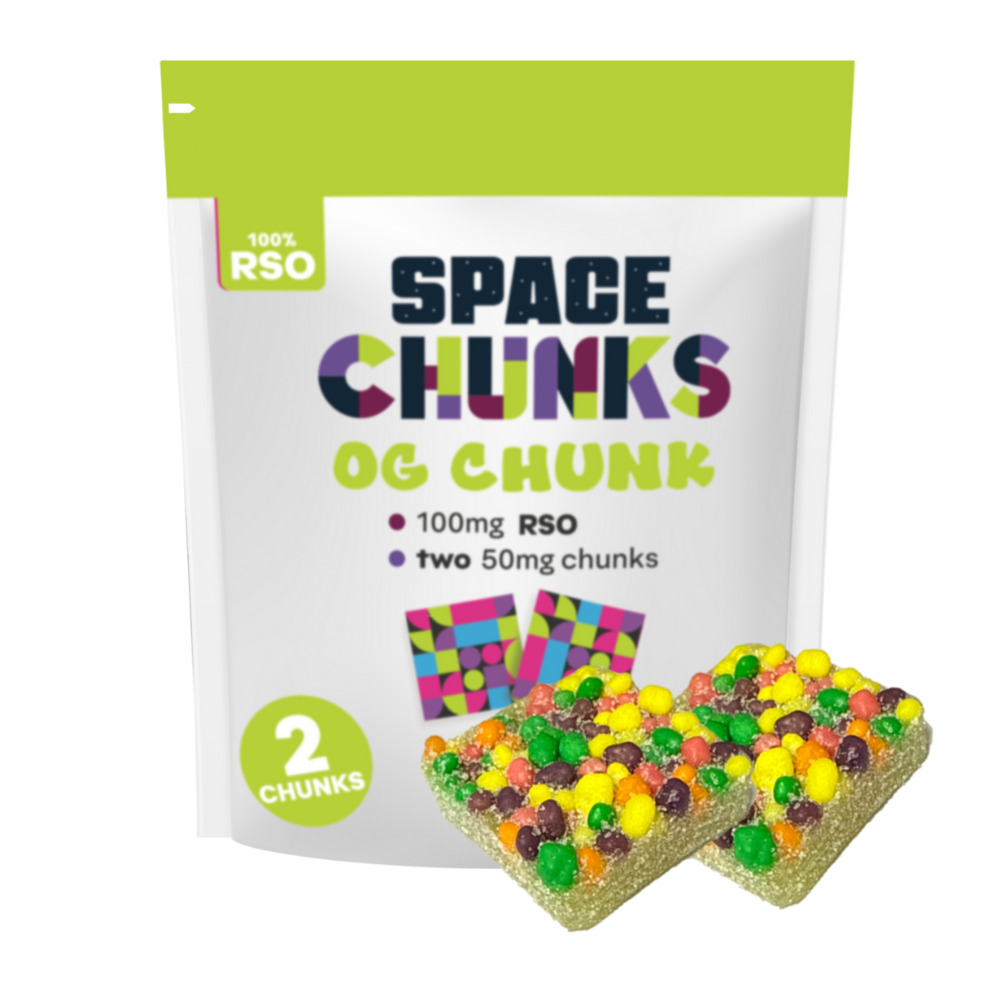 Hijnx OG Space Chunks 50mg RSO:THC 2pk - 100 mg