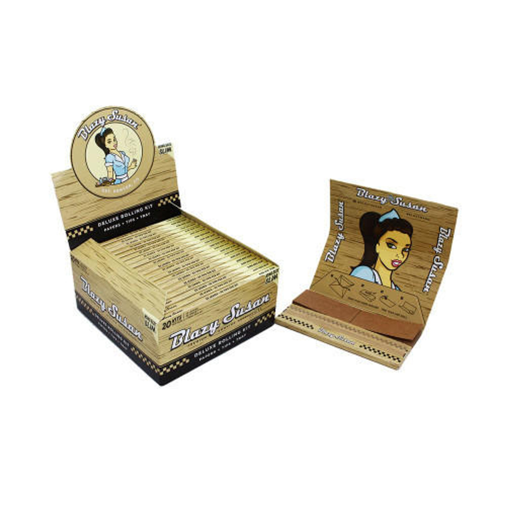 BLAZY SUSAN DELUXE ROLLING KIT- UNBLEACHED KING SIZE SLIM