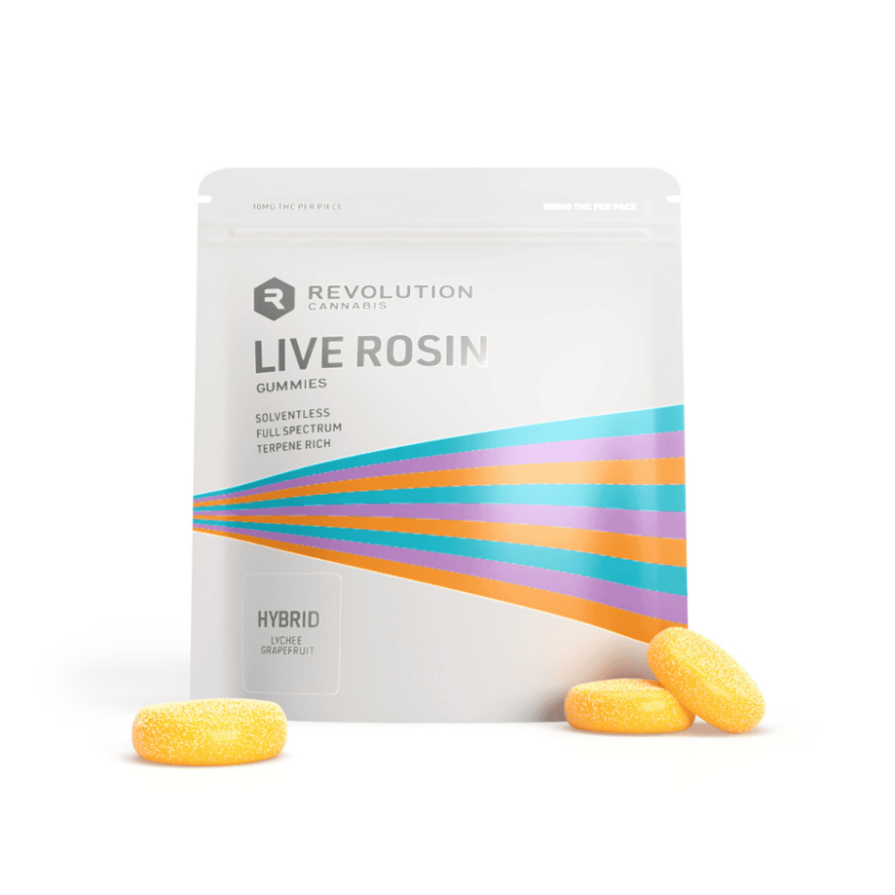 Revolution Lychee Grapefruit Rosin 100mg Gummies