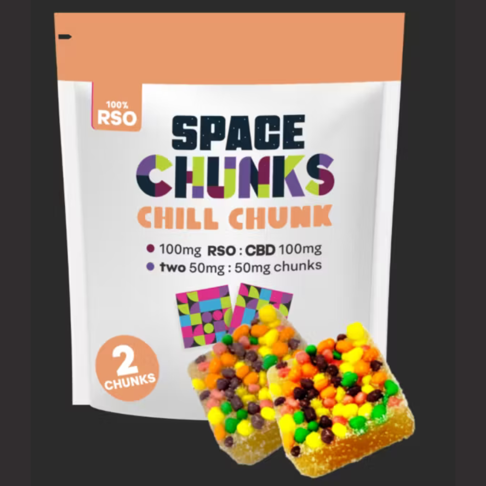 Hijnx Chill Space Chunks 50mg RSO:CBD 2pk - 100 mg 