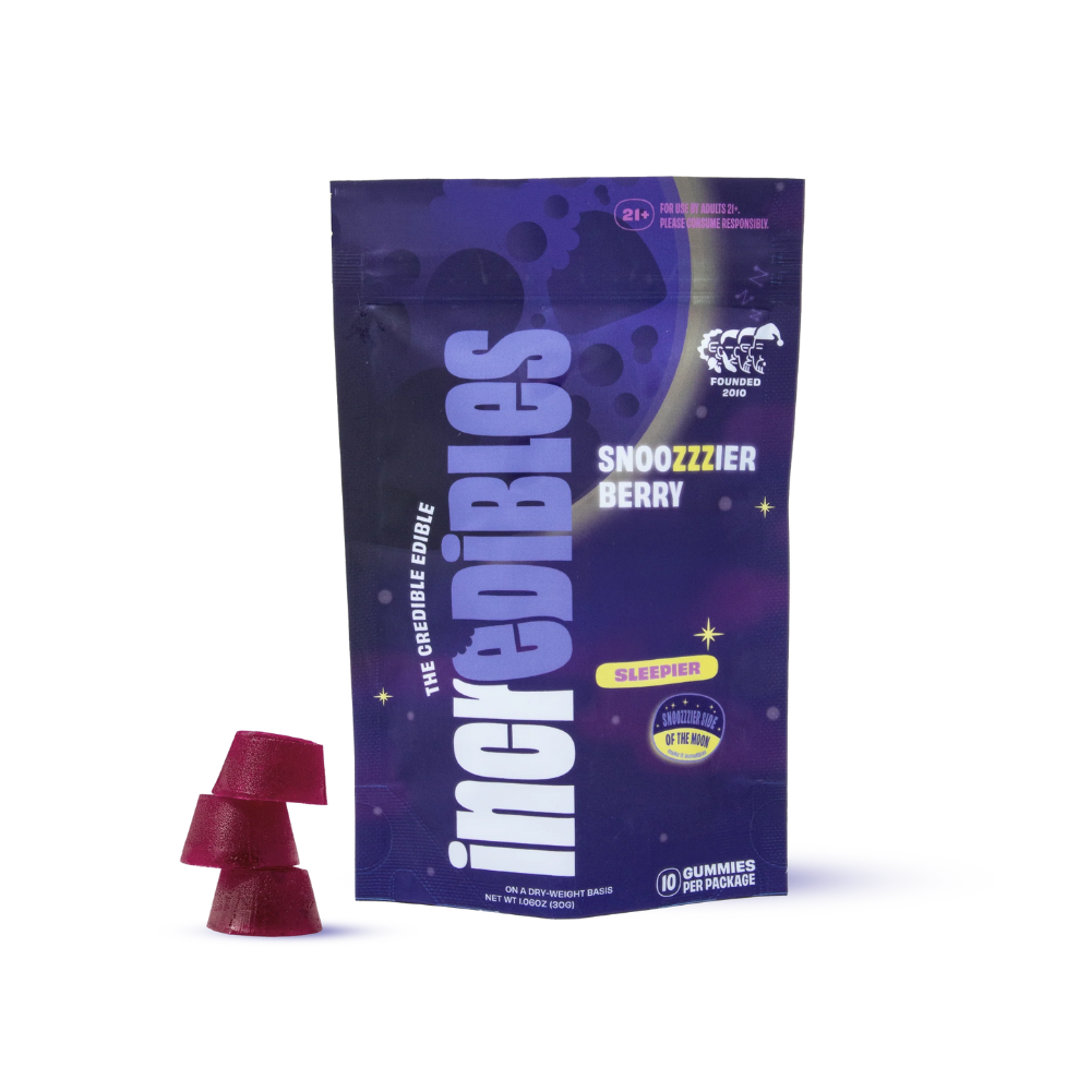 SNOOZZZIERBERRY 2:1:1 THC:CBN:CBG - GUMMIES - 10PK - 100MG