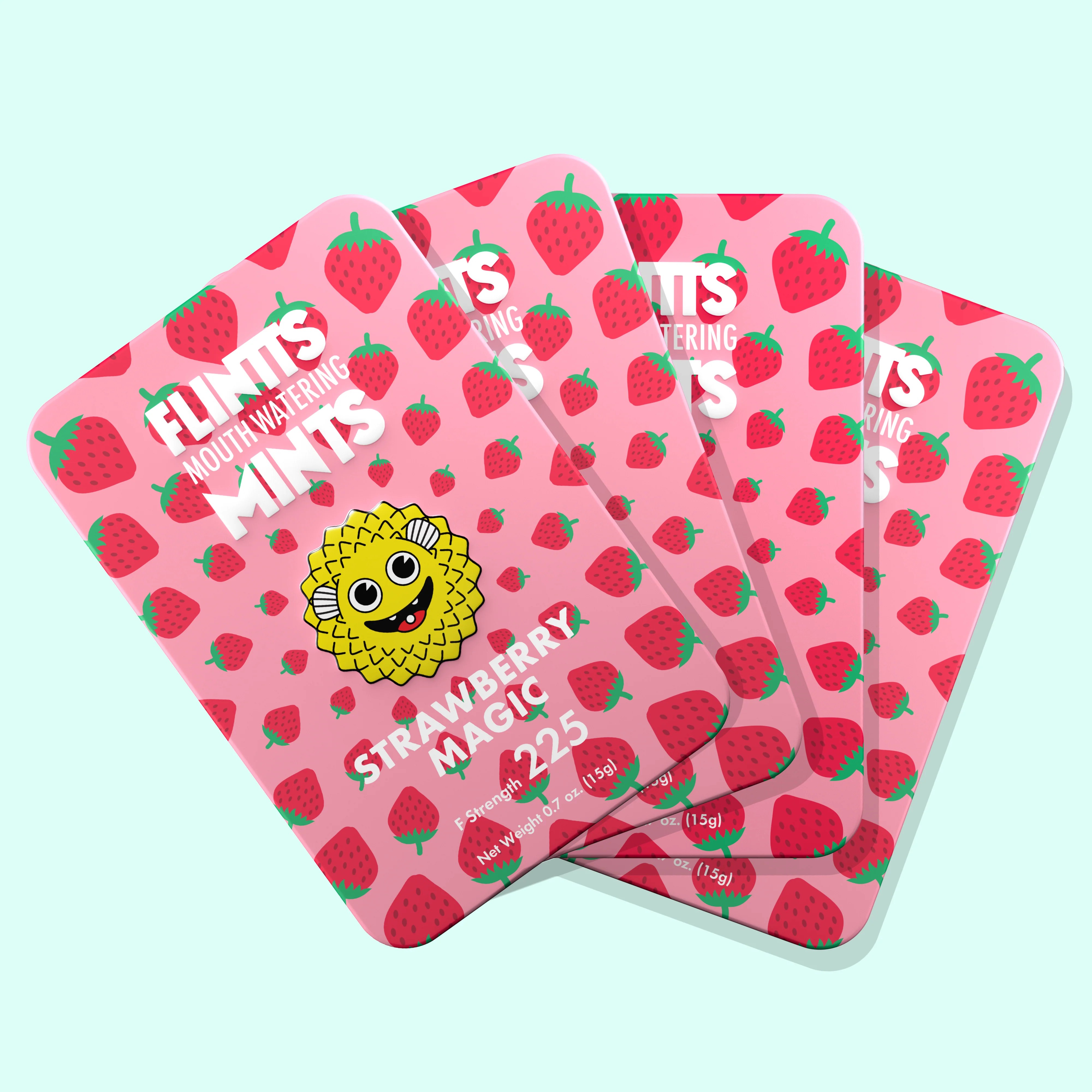 FLINTTS MINTS STRAWBERRY F STRENGTH 225