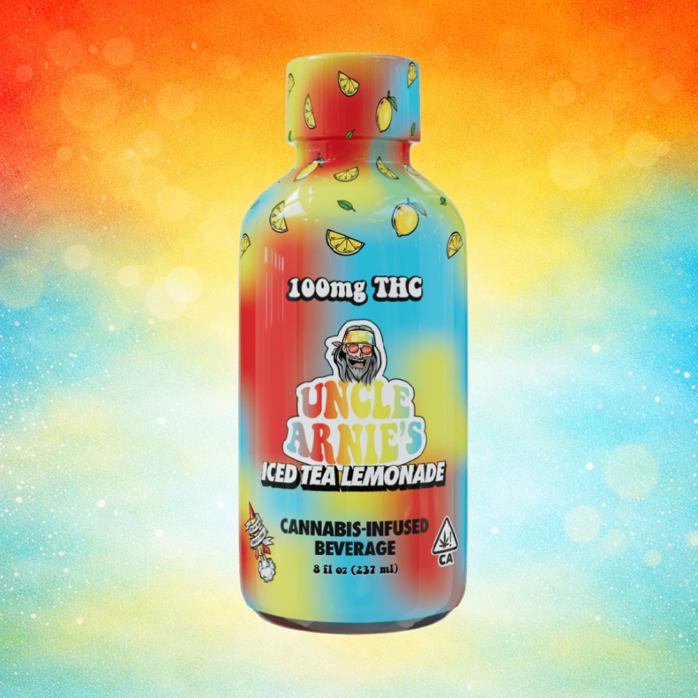 Order Uncle Arnie's Iced Tea Lemonade Cannabis Infused Beverage 8oz - 100mg  | Goodies Dispensary - Streamwood