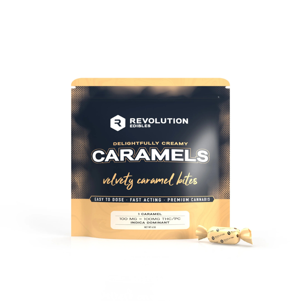 Revolution Creamy Caramels Indica 1pk 100
