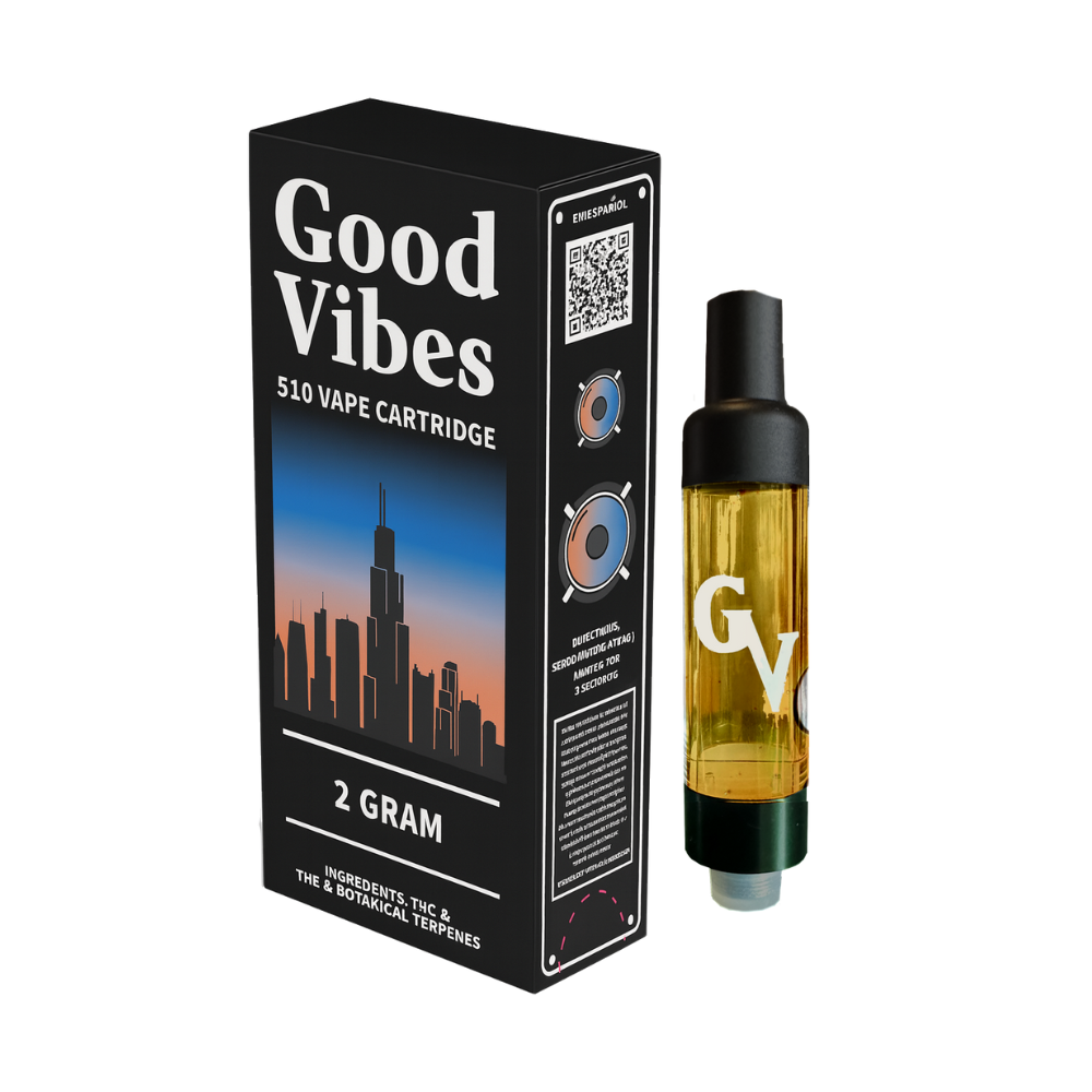 Order Good Vibes Tank Jelli Rancher 510 Thread Vape Cartridge - 2G |  Goodies Dispensary