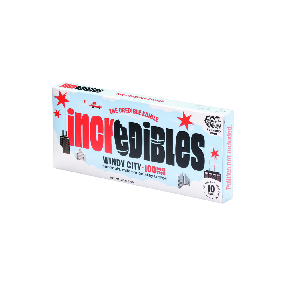 Incredibles Windy City Chocolate Bar 100mg - 100 mg