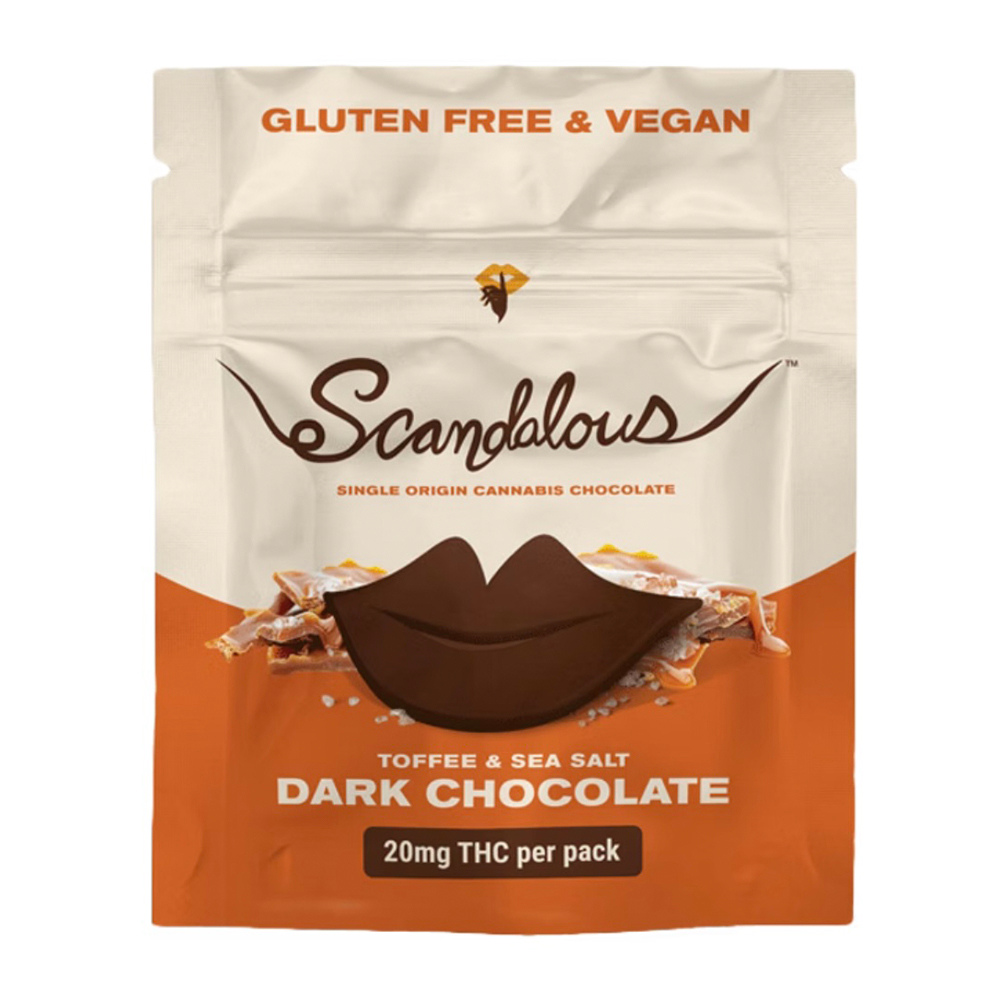 Scandalous Sea Salt Toffee Dark Chocolate - 23.75 mg - 2 Pack