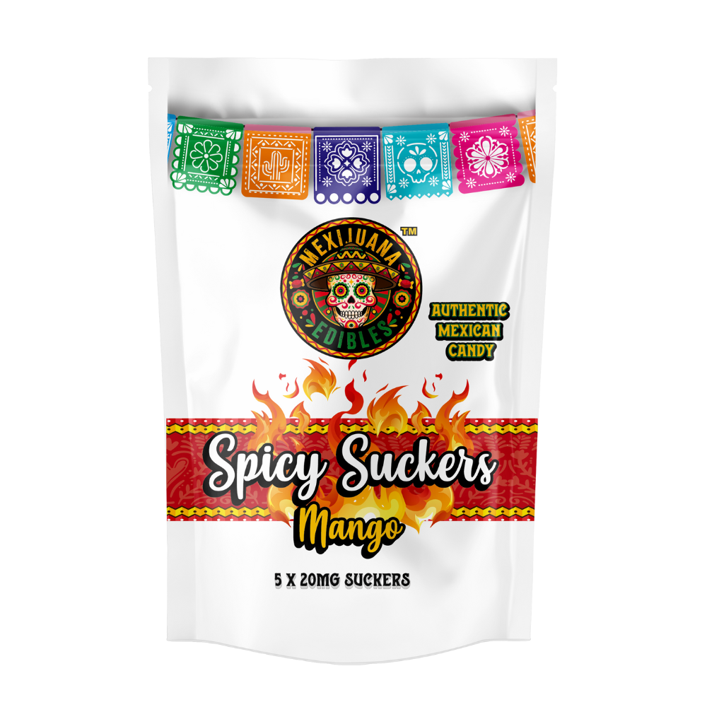 Mexijuana Edibles Spicy Mango Sucker 5pk - 112.2 mg