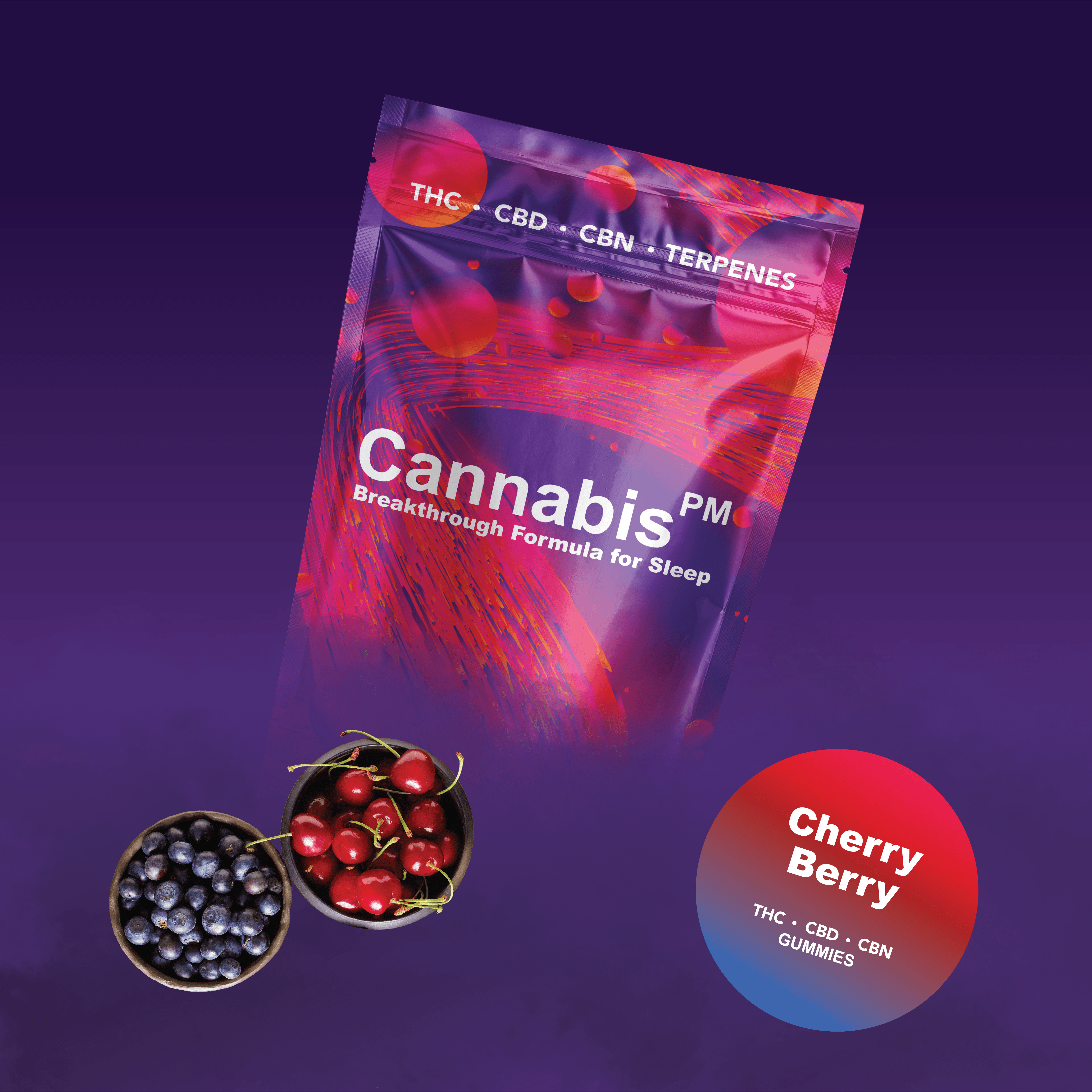 Sleepy Cherry 20pk Gummies Thc