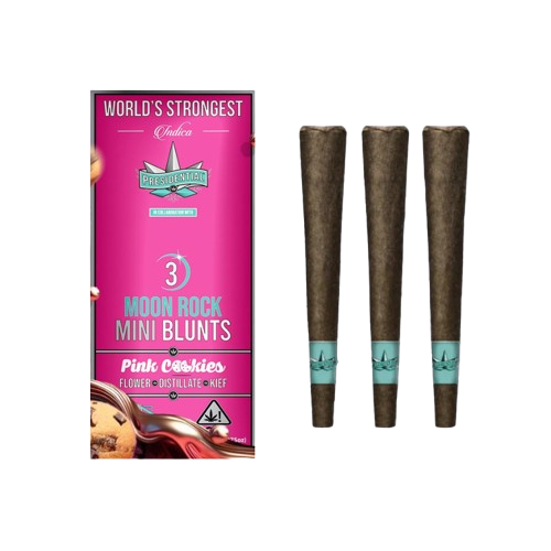 PEE-WEE MOON ROCK MINI BLUNT PREROLL 3PK [2.1G] PINK COOKIES - 2.1 G - 3 PACK