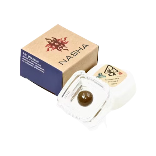 PRESSED HASH BLUE [1.2G] CLEAR WATER FARMS STRAWNANA - 1.2 G product image