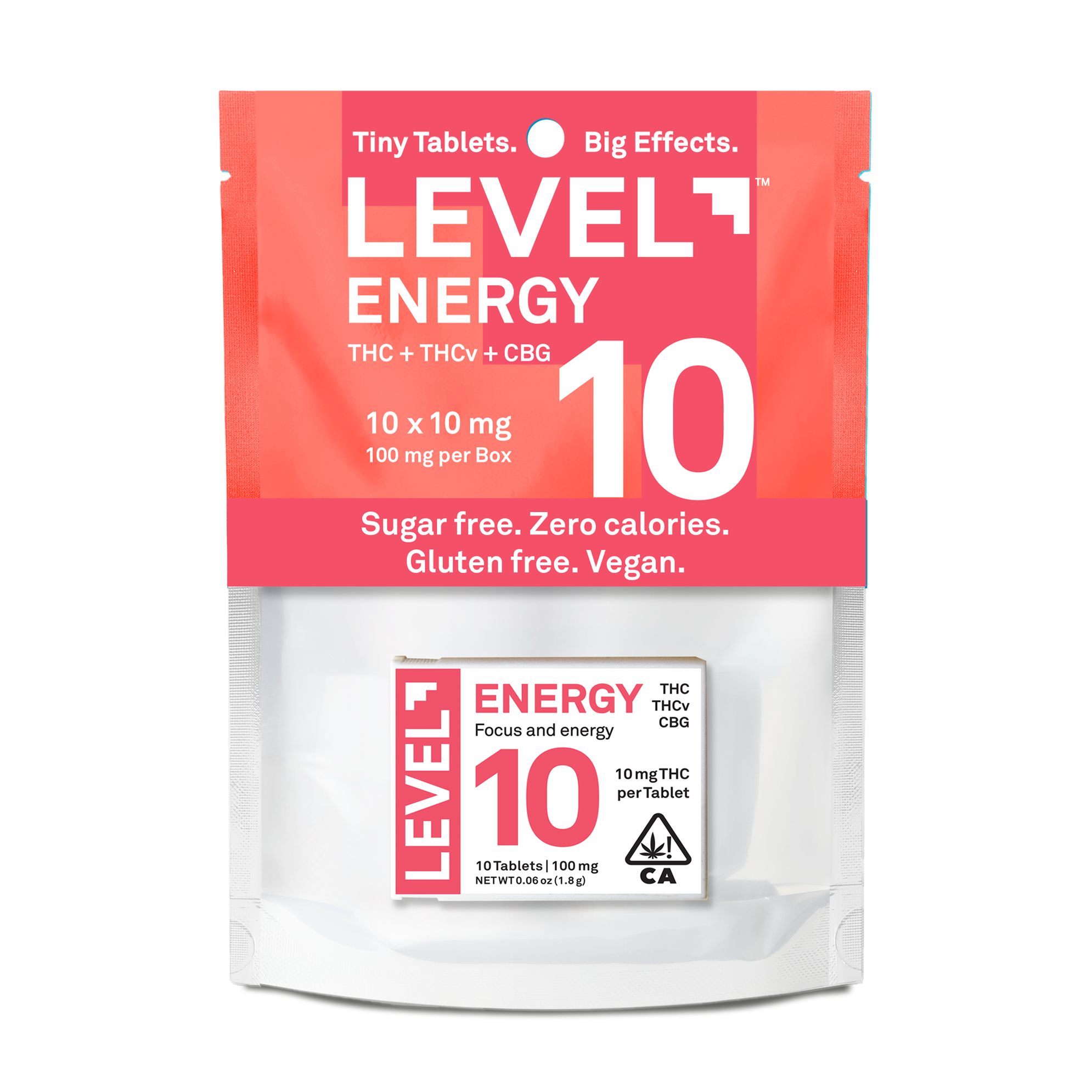 LEVEL 10 TABLET 10PK [100MG] ENERGY - 100 MG - 10 PACK product image