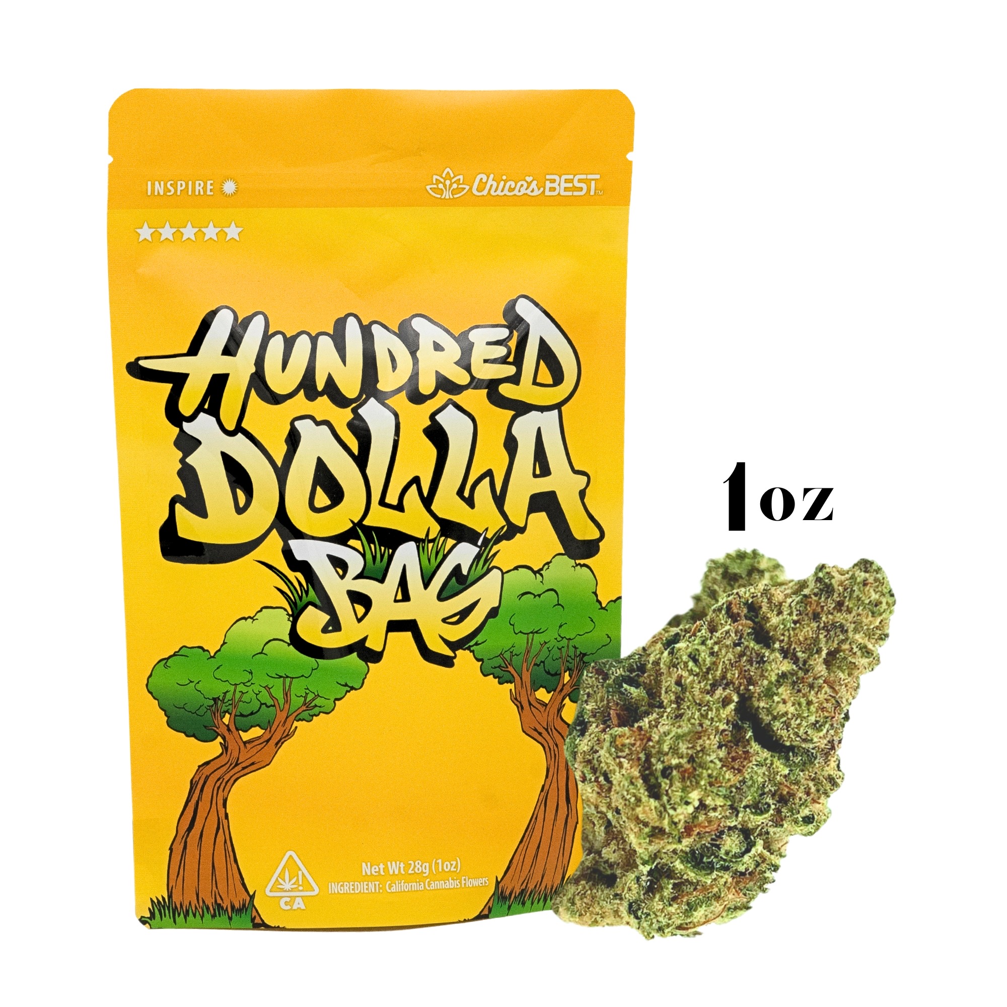 HUNDRED DOLLA BAG FLOWER [28G] INSPIRE E85 - 28 G product image
