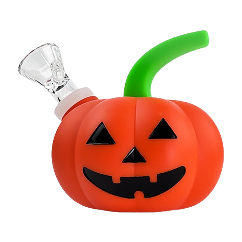 SILICONE JACK O' LANTERN BONG product image