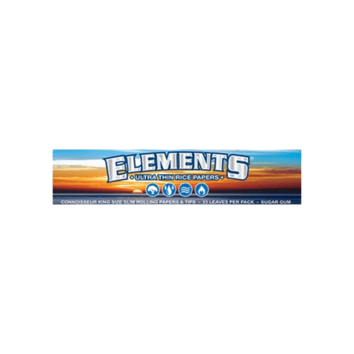 ELEMENTS CONNISSEUR KING SIZE SLIM ROLLIN PAPERS WITH TIPS